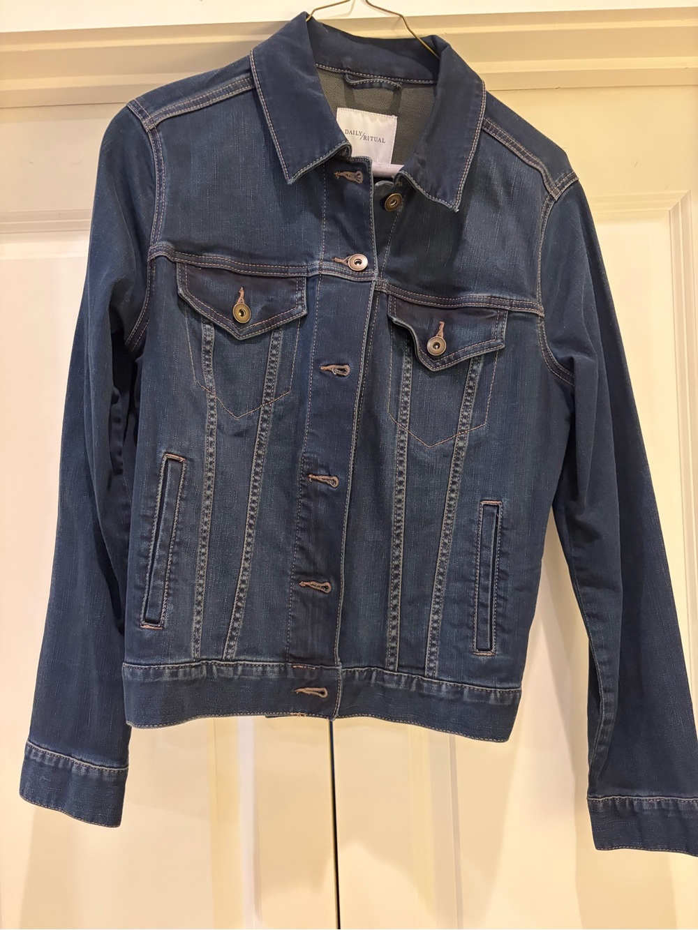 Daily Ritual Women’s Blue Denim Jacket
